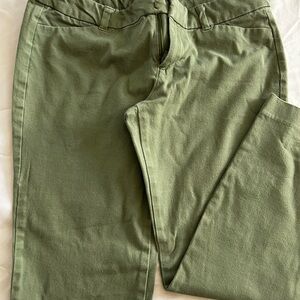 Old Navy Sage Green Pixie Pants